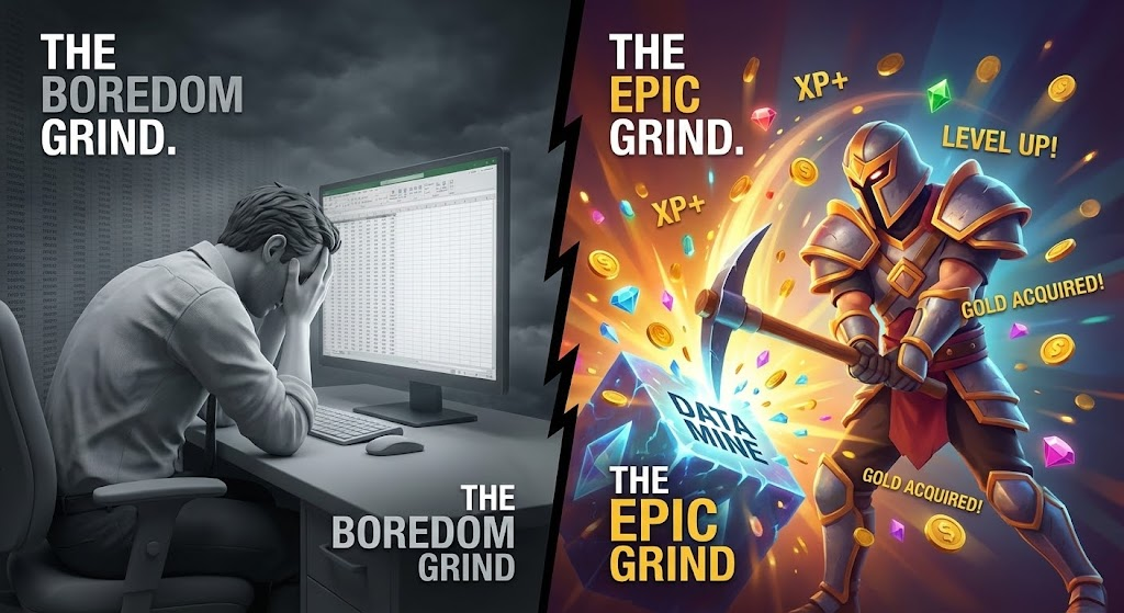 Grinding for Gold: Making Monotonous Data Entry Addictive