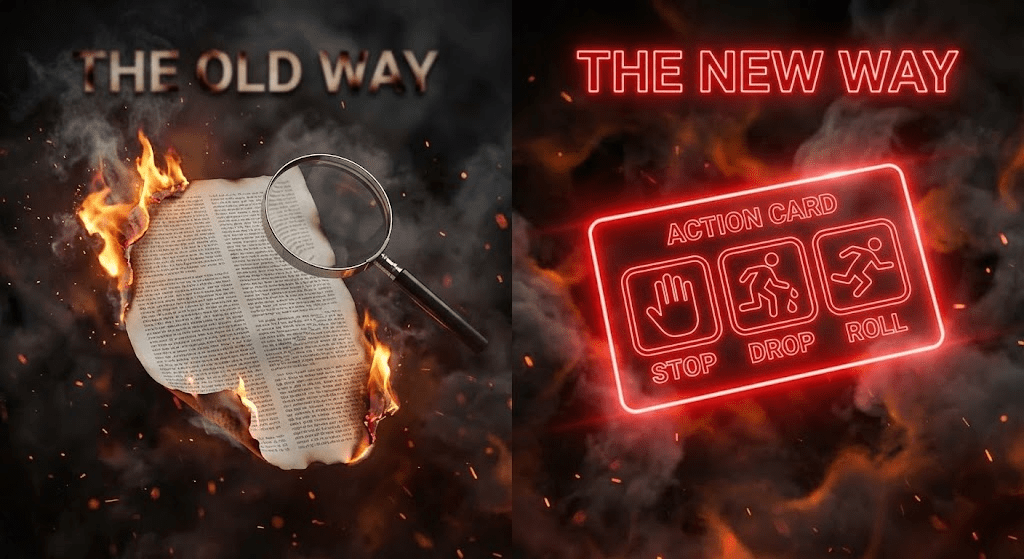 No One Reads PDFs in a Fire: Designing Procedures for Adrenaline&nbsp;Brains