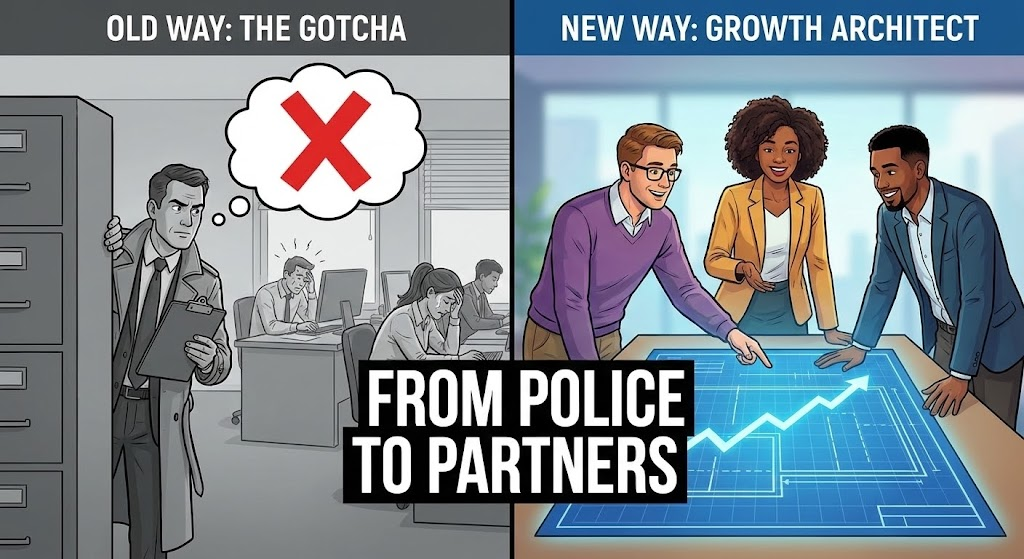 From “Gotcha” to “Growth”: Rebranding the Internal Audit Team